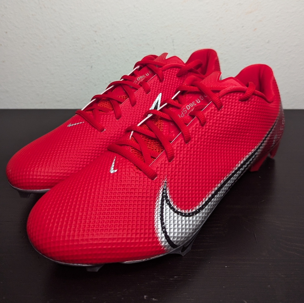 Nike Vapor Edge Speed 360 Ohio State PE Red Football Cleat Mens Size 12 WIDE